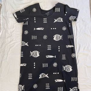 M.Mac Rock fish mid-length dress,long length dress for women, luxury dresses